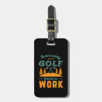 Funny Golfspielen Geboren, um Golf zu spielen