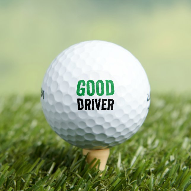 Funny Good Driver Golfball (Insitu T-Shirt)