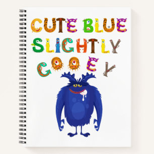 Funny Gooey Monster Notizbuch