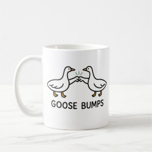 Funny Goose Bumps Cartoon   Faustgeflügel Kaffeetasse