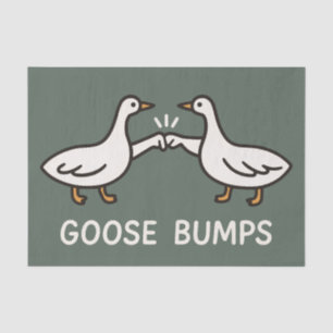 Funny Goose Bumps Cartoon Faustgeflügel Seidenpapier