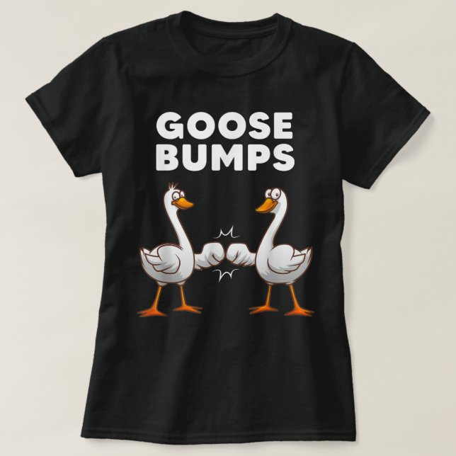 Funny Goose Design Women Gänse Duck Animal T-Shirt (Design vorne)