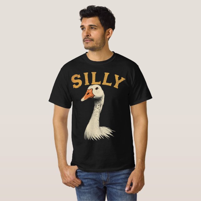 Funny Goose Graphic Tee – Silly Goose (Vorne ganz)