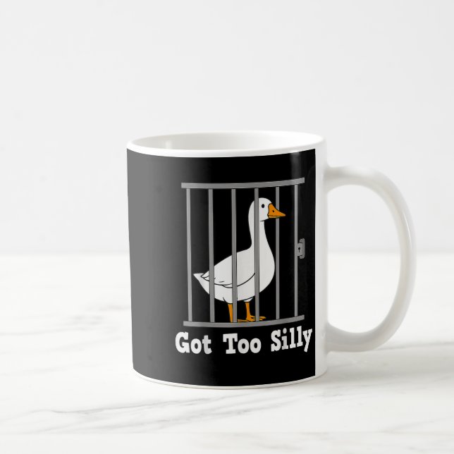 Funny Goose Meme Got zu Alberner Spaß für Männer F Kaffeetasse (Rechts)