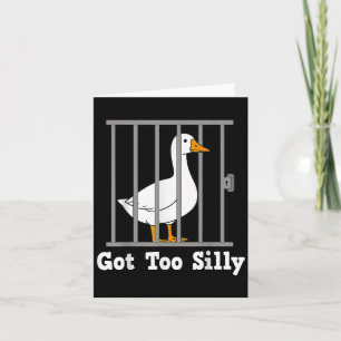 Funny Goose Meme Got zu Alberner Spaß für Männer F Karte