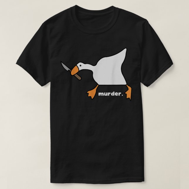 Funny Goose Murder  T-Shirt (Design vorne)