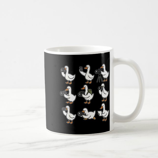 Funny Goose Photographer Photography Camera Photo  Kaffeetasse (Rechts)