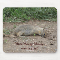 Funny Gopher, Prairie Dog Wildlife Mousepad