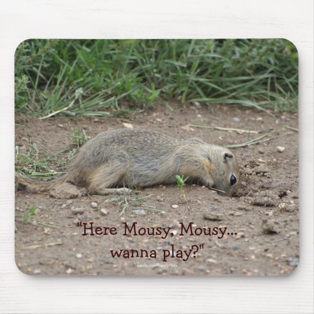 Funny Gopher, Prairie Dog Wildlife Mousepad (Vorne)