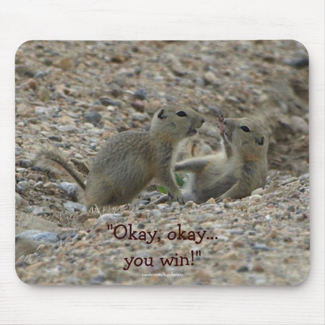 Funny Gophers, Prairie Dogs Wildlife Mousepad (Vorne)