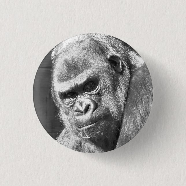 FUNNY GORILLA BUTTON (Vorderseite)