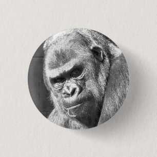 FUNNY GORILLA BUTTON