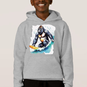 Funny Gorilla Surfing T - Shirt