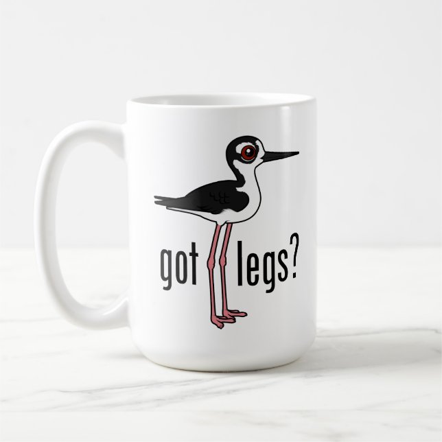 Funny Got Legs? Stilt Birdorable Kaffeetasse (Links)