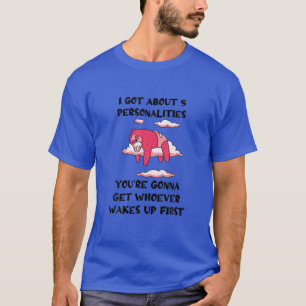 Funny Got Über 5 Personen Sie sind erhalten W T-Shirt