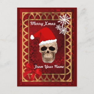 Funny Gothic Skull Weihnachten