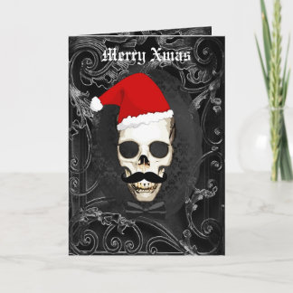 Funny Gothic Weihnachtskarte Feiertagskarte