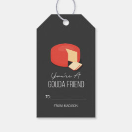 Funny Gouda Friend Valentine Liebe Käse Gift Tags Geschenkanhänger