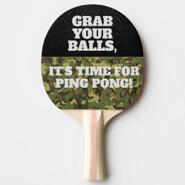 Funny Grab deine Balls Cool Ping Pong Zitat Ping P Tischtennis Schläger