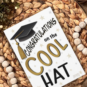 Funny Grad Cool Hat Inspirivity Abschluss Card Karte