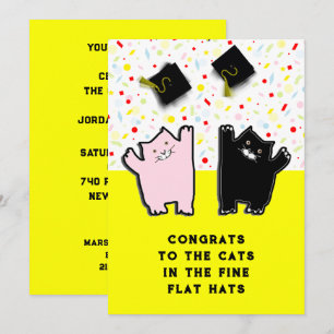 Funny Graduation Party Einladung