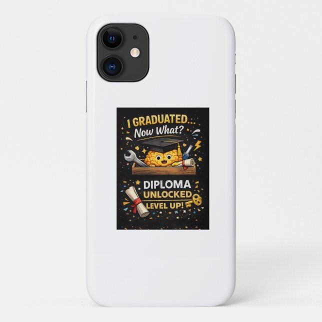 Funny Graduation Shirt – I Graduated Now What Case-Mate iPhone Hülle (Rückseite)