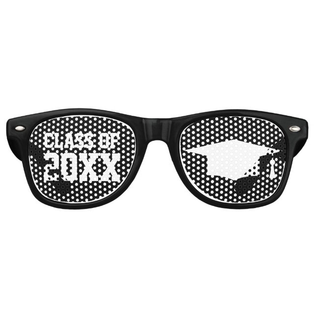 Funny Graduierungsparty Schattierungen Student Sonnenbrille (Vorderseite)
