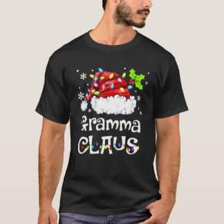 Funny Gramma Claus Christmas Pajamas Santa T-Shirt
