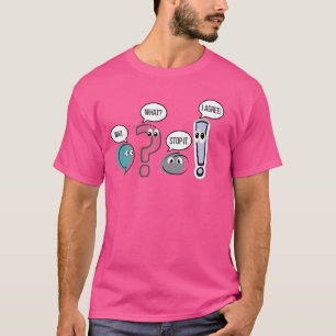 Funny Grammar Lehrer, warten, was stoppen Ich stim T-Shirt