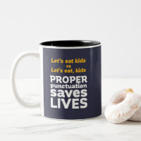 Funny Grammar Let's Eat Punctuation Rette Leben