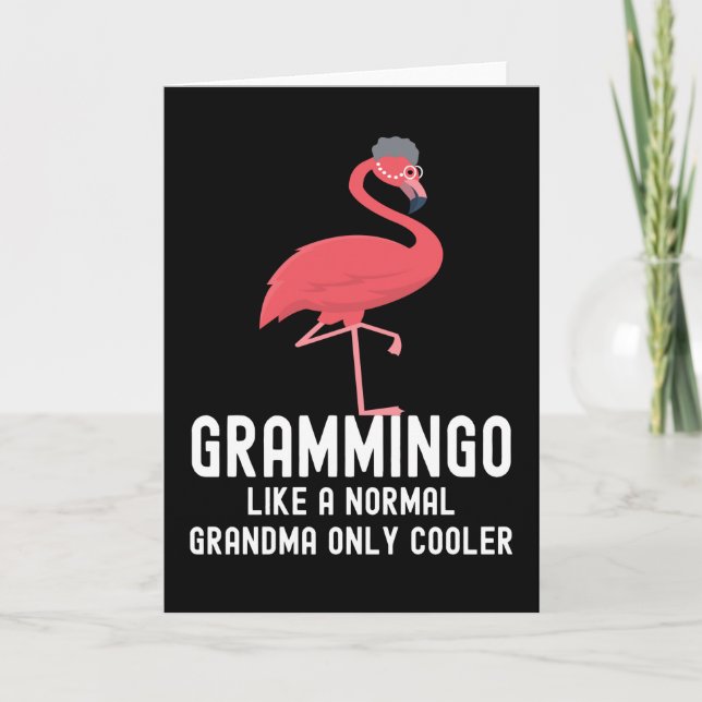 Funny Grammingo wie ein normales Oma nur Cooler Karte (Vorderseite)