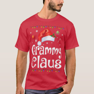 Funny Grammy Claus Christmas Pajamas Weihnachtsges T-Shirt