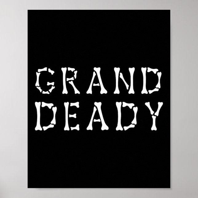 Funny Grand Deady Halloween Mummy Deady Halloween Poster (Vorne)