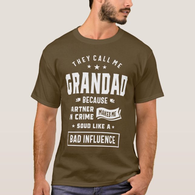 Funny Grandad Großvater-Geschenk T-Shirt (Vorderseite)