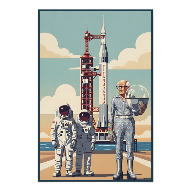 Funny Grandad Poster (Vorderseite)