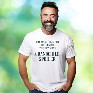 Funny Grandchild Spoiler Vatertag T-Shirt