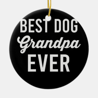 Funny Granddog Grandpa Oma Dog Lover Keramik Ornament