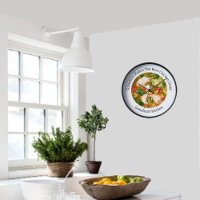 Funny Grandma Chicken Soup Kitchen Wall Uhren