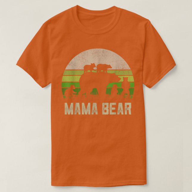 Funny Grandma Shirts From Grandkid, 5 Cubs Mama Be (Design vorne)