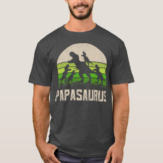 Funny Grandpa s Papasaurus Dinosaurier 4 Kinder T-Shirt