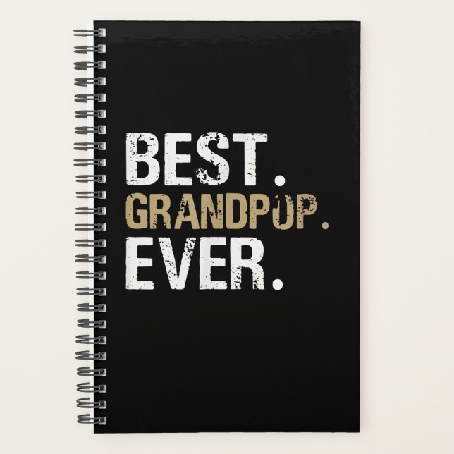 Funny Grandson | Bester Großpop je Planer (Vorderseite)