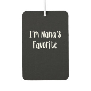 Funny Grandson Ich bin Nanas Liebling Autolufterfrischer