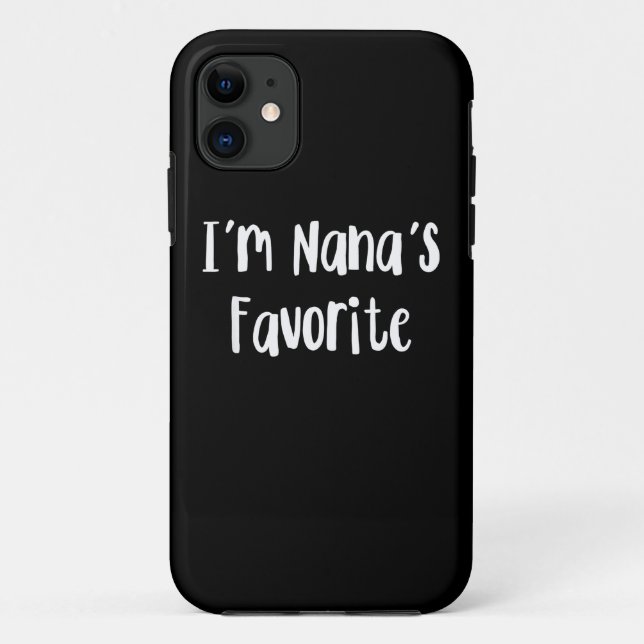Funny Grandson | Ich bin Nanas Liebling Case-Mate iPhone Hülle (Rückseite)
