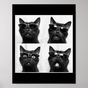 Funny Graphic Cat Fotobooth Selfie Funny _2 Poster