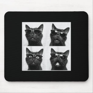 Funny Graphic Cat Fotobooth Selfie Funny _5 Mousepad
