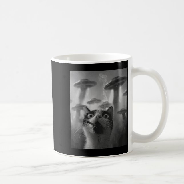 Funny Graphic Cat Gangster Funny _1 Kaffeetasse (Rechts)