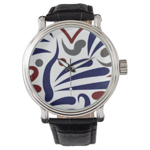 Funny Graphic Pattern Armbanduhr