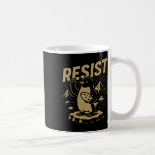 Funny Graphic Penguins Resist Penguin gegen Tari Kaffeetasse