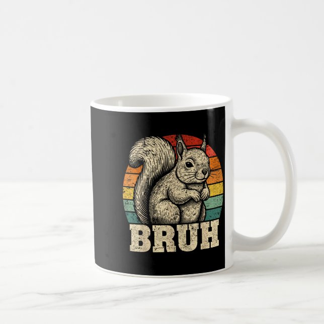 Funny Graphic Tees Squirrel Bruh For Boys Girls Me Kaffeetasse (Rechts)