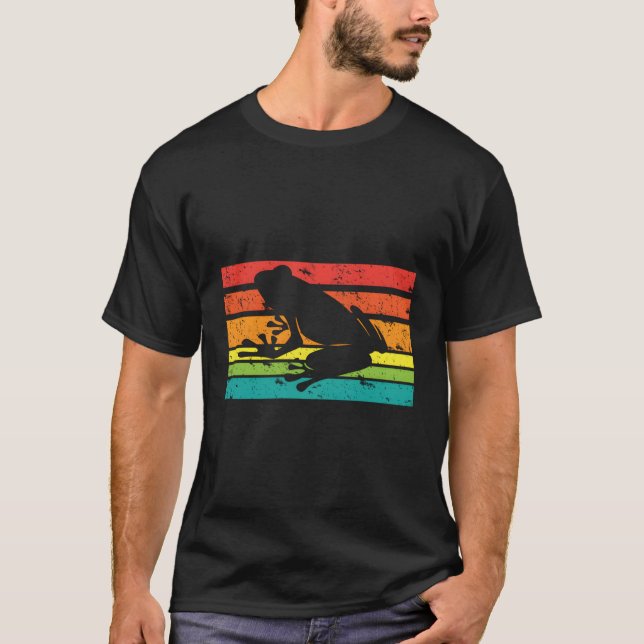 Funny Graphic Tree Frog T-Shirt (Vorderseite)
